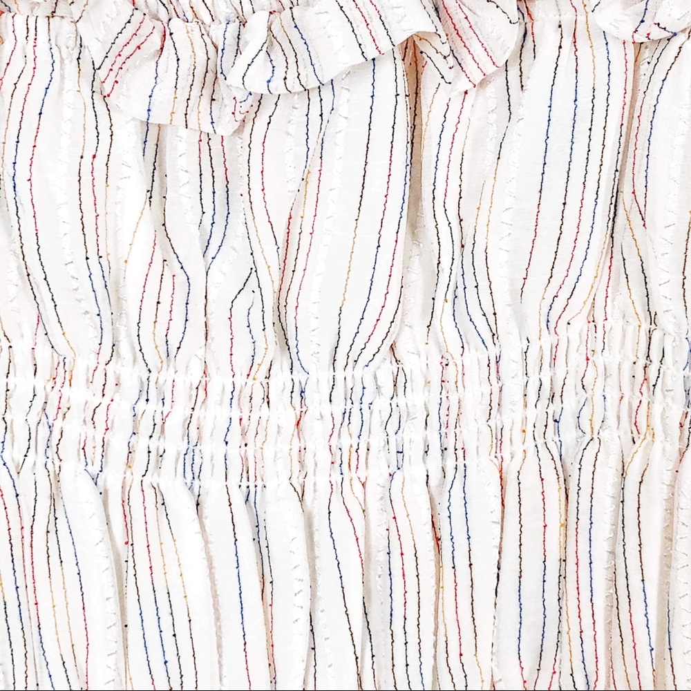 Tularosa Ivory Ellie Smocked Dress Summer Casual - Picture 6 of 12